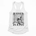Raised In a Pen Baseball Pitcher Saying Bullpen Flowy Tank Raised In a Pen Baseball Pitcher Saying Bullpen Flowy Tank
