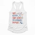 Retro Eat Sleep Take Kids To Sports Repeat Game Day Baseball Flowy Tank Retro Eat Sleep Take Kids To Sports Repeat Game Day Baseball Flowy Tank