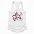 Santa Playing Baseball Catcher Merry Christmas Sport Player Flowy Tank Santa Playing Baseball Catcher Merry Christmas Sport Player Flowy Tank