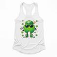 Shamrocks Playing Baseball St Patricks Day 6 7 Meme Men Boys Flowy Tank
