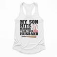 My Son Hits Harder Than Your Husband Baseball Mom Flowy Tank My Son Hits Harder Than Your Husband Baseball Mom Flowy Tank