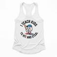 I Teach Kids To Hit And Steal Baseball Softball Coach Flowy Tank I Teach Kids To Hit And Steal Baseball Softball Coach Flowy Tank