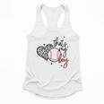 That's My Boy Leopard Heart Baseball Mom Flowy Tank That's My Boy Leopard Heart Baseball Mom Flowy Tank