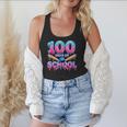 100 Days Of School Baseball Dripping Ice Cream 100th Day Flowy Tank