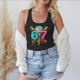 67 Baseball Ice Cream Drip Kids Flowy Tank 67 Baseball Ice Cream Drip Kids Flowy Tank