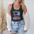 Baseball Or Bows Big Brother Loves You Gender Pink Or Blue Flowy Tank Baseball Or Bows Big Brother Loves You Gender Pink Or Blue Flowy Tank