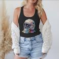 Baseball Catcher Mask Ice Cream Dripping Baseball Boys Flowy Tank