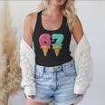 Baseball Drip Ice Cream 67 Baseball Flowy Tank