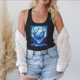 Baseball Drip Ice Cream Blue Glow Melt Ball Graphic Flowy Tank Baseball Drip Ice Cream Blue Glow Melt Ball Graphic Flowy Tank