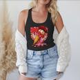Baseball Heart Valentine Baseball Ice Cream Drip Boys Girls Flowy Tank