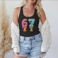 Baseball Ice Cream Drip 6 7 Kids 67 Birthday Flowy Tank Baseball Ice Cream Drip 6 7 Kids 67 Birthday Flowy Tank