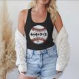 Baseball Red Stitches Sport Graphic 6432 Flowy Tank Baseball Red Stitches Sport Graphic 6432 Flowy Tank