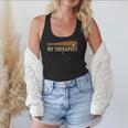 Baseball Tee My Therapist Bat Men Women Kids Flowy Tank