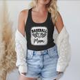 Custom Baseball Mom Number 56 Heart For Mom Flowy Tank