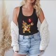 Dabbing Cool Cat Baseball 5th Birthday Flowy Tank
