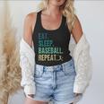 Eat Sleep Baseball Repeat Baseball Player Baseball Flowy Tank