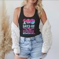 Happy 100 Days Of School Game Day Baseball Ice Cream Drip Flowy Tank Happy 100 Days Of School Game Day Baseball Ice Cream Drip Flowy Tank