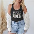 My Heart Is On That Field Baseball Softball Dad Father Flowy Tank My Heart Is On That Field Baseball Softball Dad Father Flowy Tank