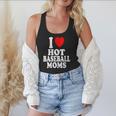 I Heart Love Hot Baseball Moms MILF Cougar Older Woman Flowy Tank