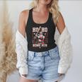 Ho Ho Home Run Baseball Christmas Holiday Sports Santa Flowy Tank Ho Ho Home Run Baseball Christmas Holiday Sports Santa Flowy Tank