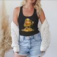 Melting Baseball Mascot Slugger Bat Cap Cartoon Flowy Tank Melting Baseball Mascot Slugger Bat Cap Cartoon Flowy Tank