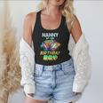 Nanny Of The Birthday Boy Baseball Football Colorful Flowy Tank