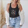 Patriotic Baseball Catcher American Flag Sports Tee Flowy Tank Patriotic Baseball Catcher American Flag Sports Tee Flowy Tank