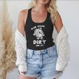 Rub Some Dirt On It Cute Girls Retro Baseball Mom Softball Flowy Tank