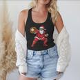 Santa Playing Baseball Baseball Lover Baseballer Xmas Flowy Tank Santa Playing Baseball Baseball Lover Baseballer Xmas Flowy Tank