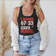 I Scored 6733 100th Days Of School Baseball Six Seven Meme Flowy Tank I Scored 6733 100th Days Of School Baseball Six Seven Meme Flowy Tank