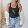 Spooky Season Skeleton Baseball Player Halloween Batter Flowy Tank
