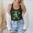 St Patricks Day Baseball Skeleton Irish Leprechaun Hat Boys Flowy Tank