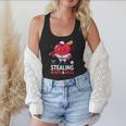 Stealing Hearts And Bases Baseball Player Valentine's Day Flowy Tank