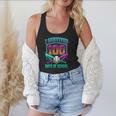 I Survived 100 Days Of School Baseball Drip Flowy Tank
