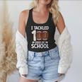I Tackled 100 Days Of School Baseball Player Kids Teacher Flowy Tank I Tackled 100 Days Of School Baseball Player Kids Teacher Flowy Tank