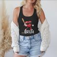 Valentines Bruh Red Heart Playing Baseball Men Boys Kids Flowy Tank Valentines Bruh Red Heart Playing Baseball Men Boys Kids Flowy Tank