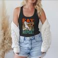 Women's Eat Sleep Baseball Repeat Vintage Player Sport Lover Retro Flowy Tank