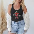 Women's Valentines Day Heart Baseball Player Sports Boys Kids Men Flowy Tank