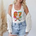 67 Ice Cream Drip Baseball Number 67 Player 67th Birthday Flowy Tank