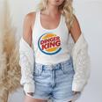 Baseball Dinger King Logo For Home Run Players And Fan Flowy Tank