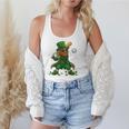 Baseball St Patricks Day Leprechaun Boys Girls Men Women Flowy Tank