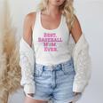 Best Baseball Mom Ever Pink Flowy Tank Best Baseball Mom Ever Pink Flowy Tank