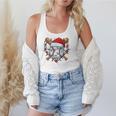 Christmas Baseball Santa Hat For Baseball Players Fans Flowy Tank