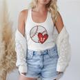 Custom Baseball Mom Number 17 Heart For Mom Mommy Premium Flowy Tank