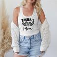 Custom Baseball Mom Number 28 Heart For Mom Flowy Tank