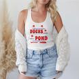 Cute Ducks On The Pond Cute Baseball Mom T-Shirt Flowy Tank Cute Ducks On The Pond Cute Baseball Mom T-Shirt Flowy Tank