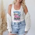 Gender Reveal Baseball Or Bows Daddy Loves You Flowy Tank