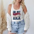 Groovy In My Baseball Mom Era Baseball Mama Mother's Day Flowy Tank