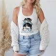 Guatemala Baseball Mom Messy Bun Flowy Tank Guatemala Baseball Mom Messy Bun Flowy Tank