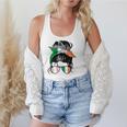 Ireland Baseball Mom Messy Bun Irish Baseball Girl Flowy Tank